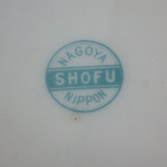 Nagoya Shofu Nippon Plate Forget Me Not Blue Dessert Gold Trim Spring Easter 7 i - Picture 4 of 5